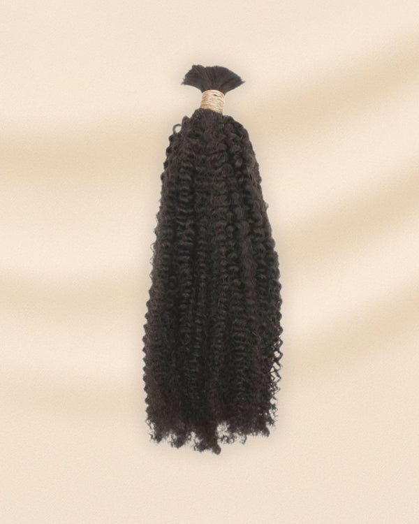Afro Kinky Bulk Hair - Tight Coil Texture