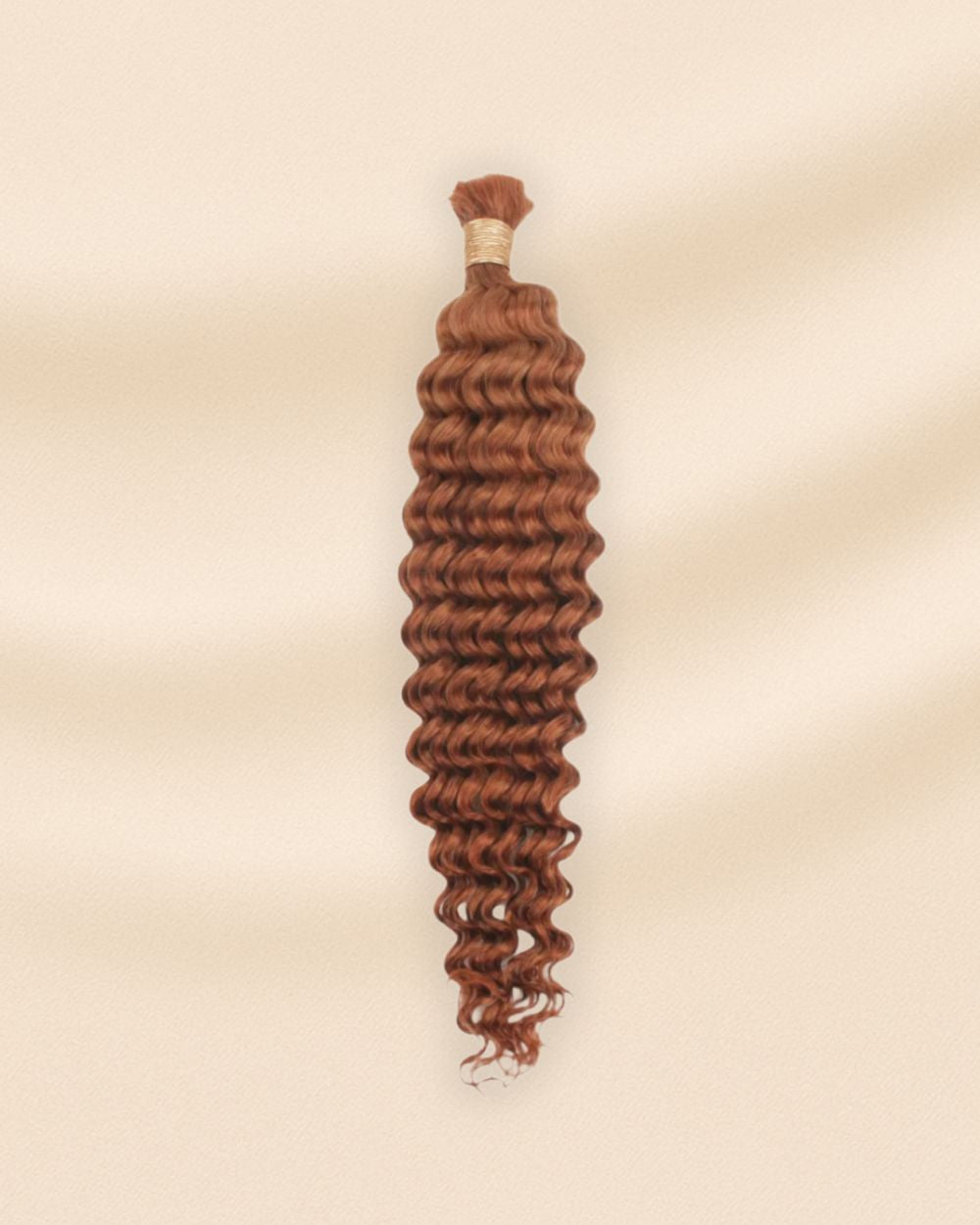 Copper 350 Deep Wave Bulk Hair
