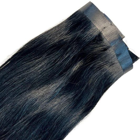 Natural Black Seamless Clip-In Hair Extensions