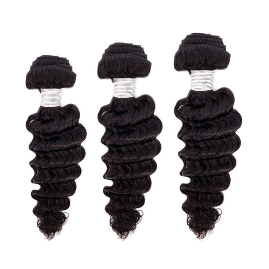 Brazilian Deep Wave Hair Extension Set of 3 Bundles
