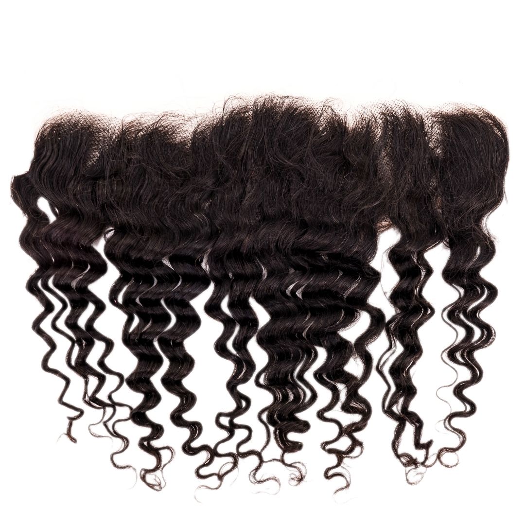 Brazilian Deep Wave 13x4 Lace Frontal extensions 