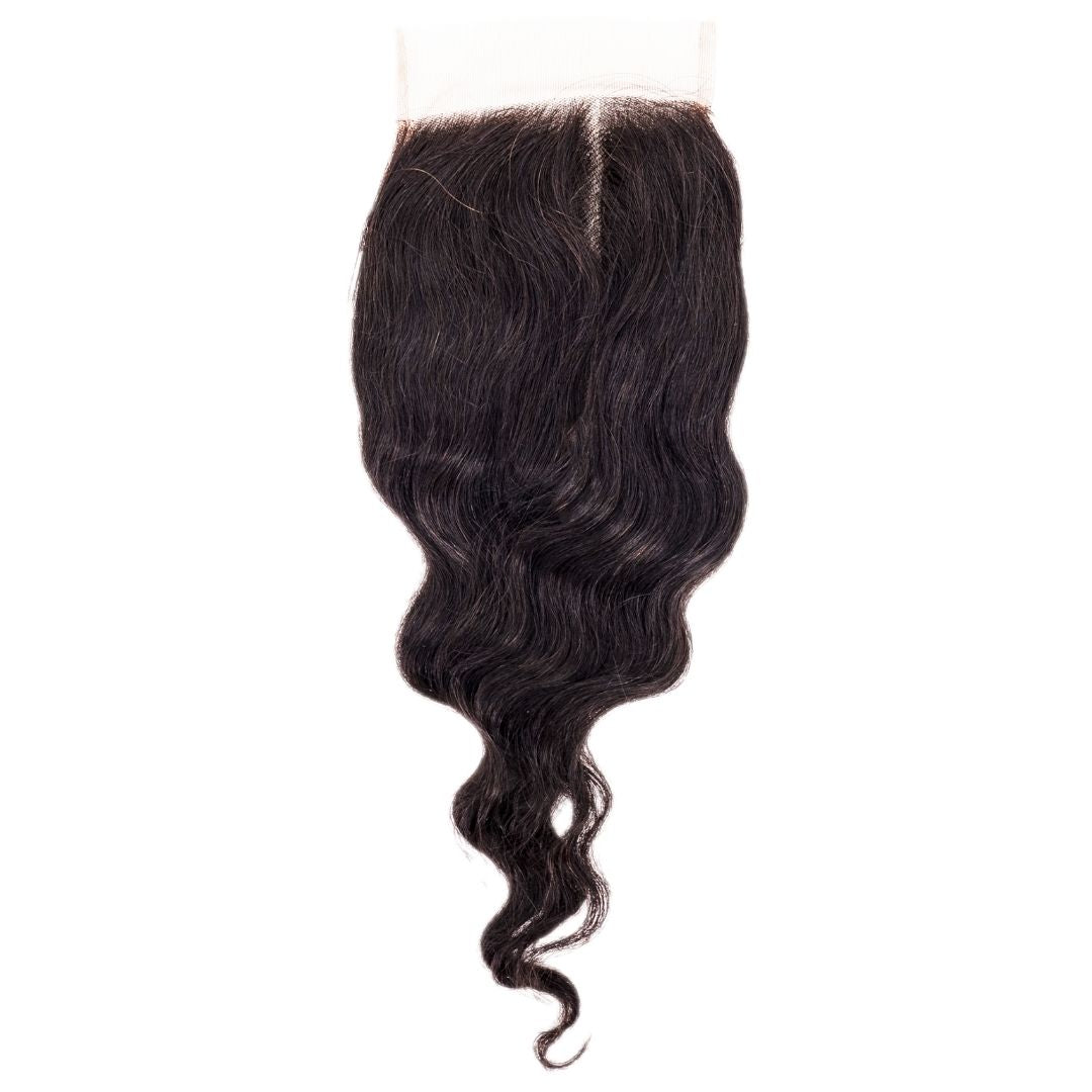 BRAZILIAN Virgin  LOOSE WAVE 4x4 CLOSURE