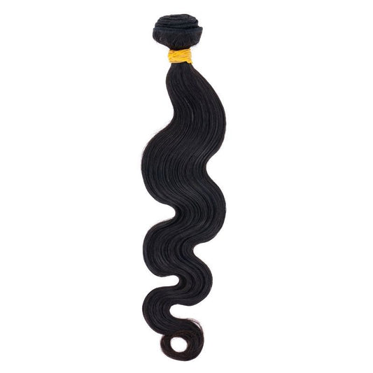 A single bundle of Brazilian Body Wave Raw Hair 