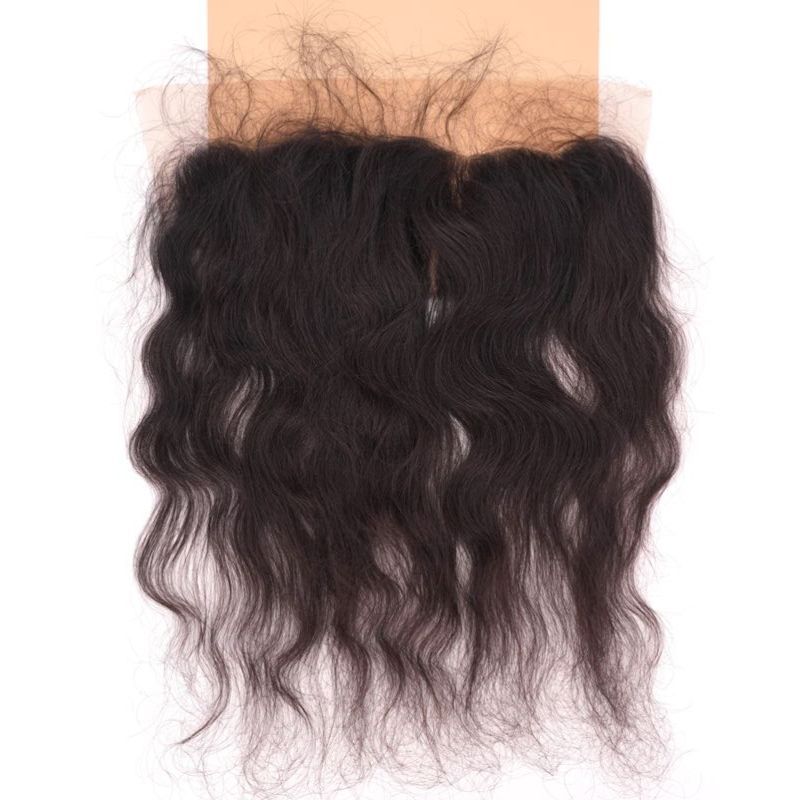 Raw Indian Curly Transparent 13x4 Lace Frontal